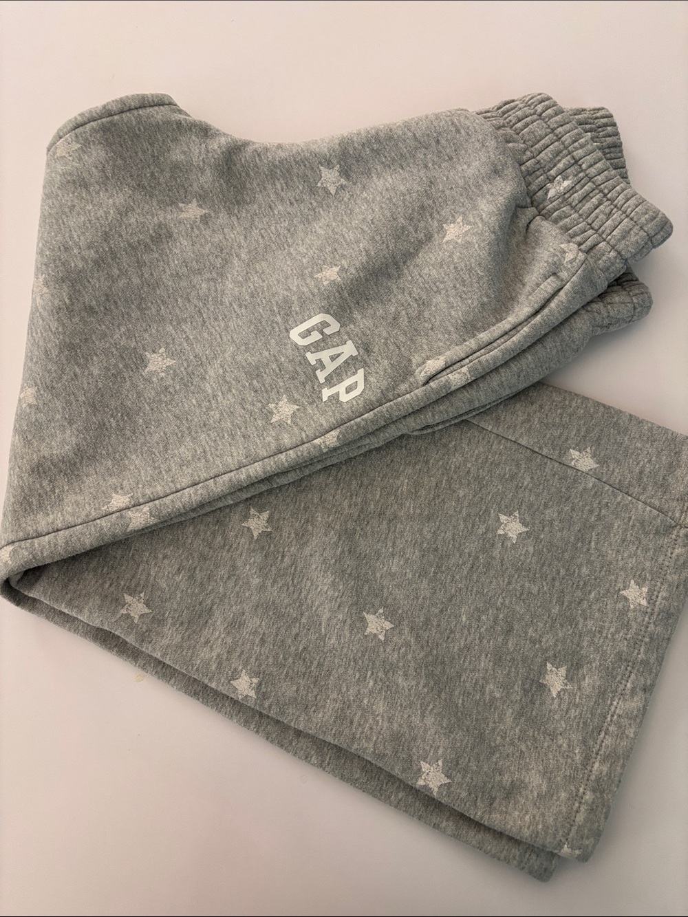 GAP Heather Gray Star Joggers